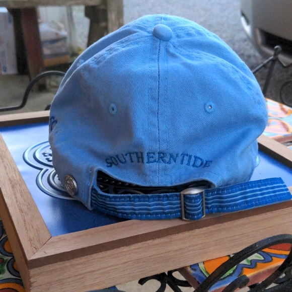 Southern Tide Blue Original Skipjack Six Panel Cotton Ball Cap Embroider… - Picture 2 of 12